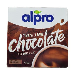 Alpro Plant Based Devilishly Dark Chocolate Dessert 4 x 125 g