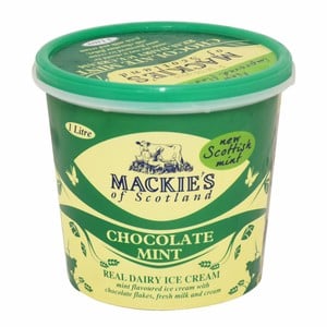 Mackie's Chocolate Mint Real Dairy Ice Cream 1 Litre