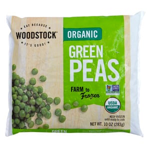 Woodstock Organic Green Peas 283 g