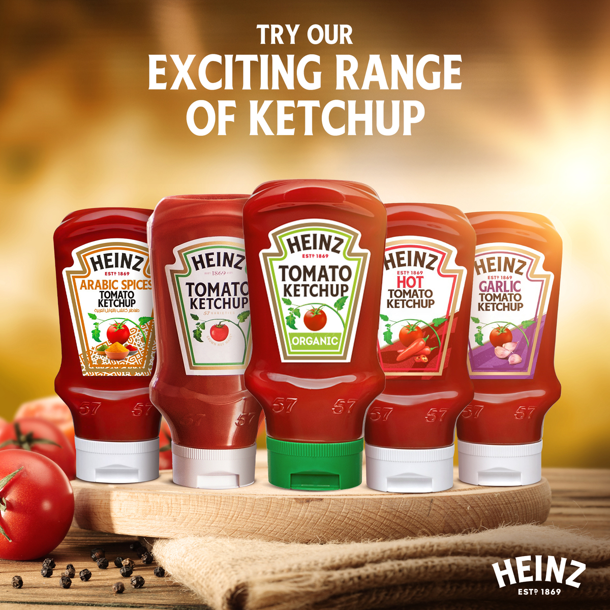 Heinz Organic Tomato Ketchup 580 g