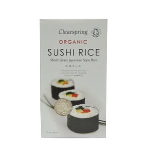 كليرسبرينج أرز سوشي عضوي قصير الحبة 500 جم