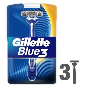 Gillette Blue3 Men’s Disposable Razors 3 pcs