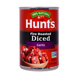 Hunts Fire Roasted Diced Tomatoes with Garlic 411 g