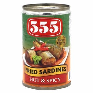 555 Hot & Spicy Fried Sardines 155 g