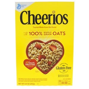 General Mills Cheerios Whole Grain Oats Cereal, 252 g