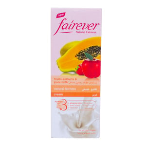 Fairever Natural Fairness Cream Fruit Extracts & Pure Milk 50 g