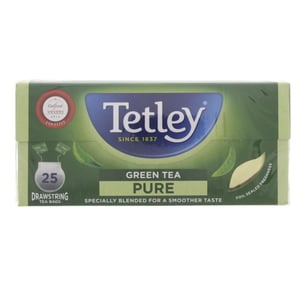 Tetley Green Tea Pure Drawstring Teabags 25 pcs