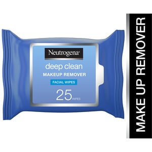 Neutrogena Makeup Remover Facial Wipes Deep Clean 25 pcs