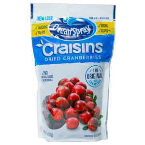 Ocean Spray Original Craisins Dried Cranberries 170 g