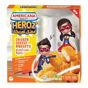 Americana Heroz Chicken Nuggets With Cheese 400 g