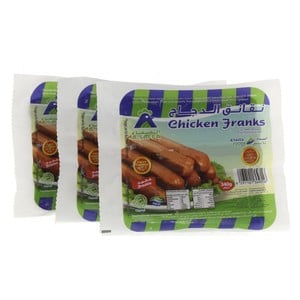 A'Saffa Chicken Franks Value Pack 3 x 340 g
