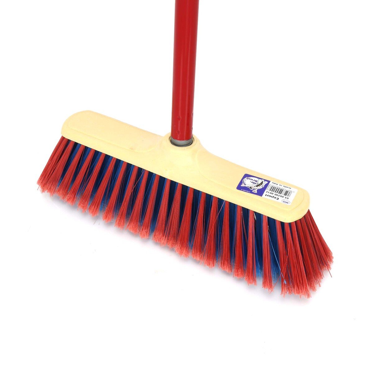 Mr.Brush 290.12 Export Soft Broom with long Stick, Assorted colors