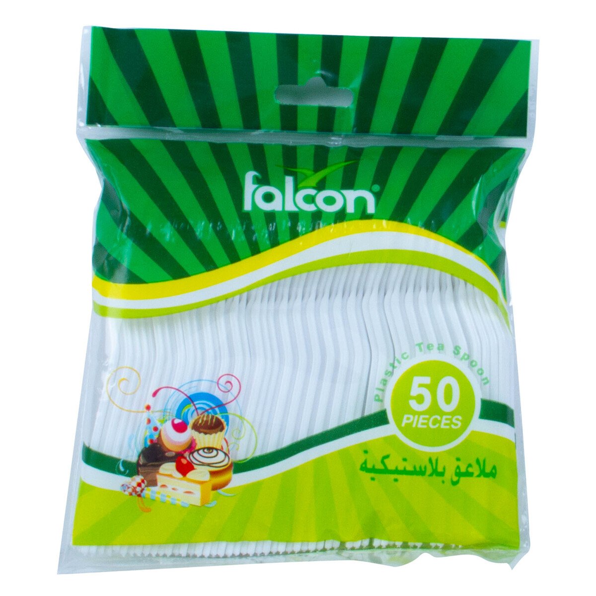 Falcon Plastic Teaspoon 50pcs