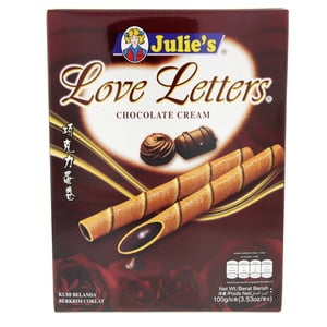 Julie's Love Letters Chocolate Cream 100 g