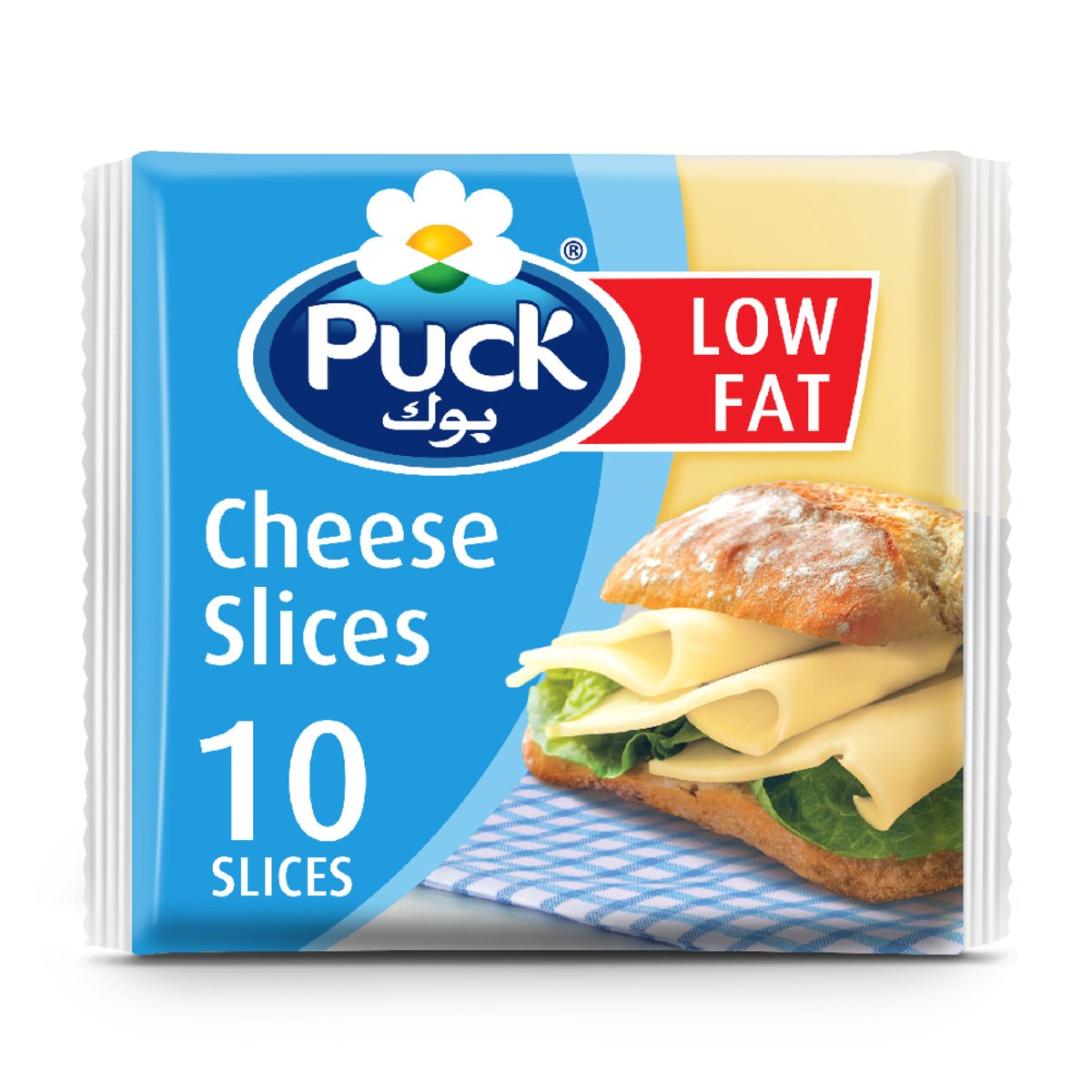 Puck Cheese 10 Slices Low Fat 200 g
