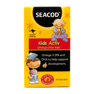 Seacod Kids Active Omega-3 60 pcs