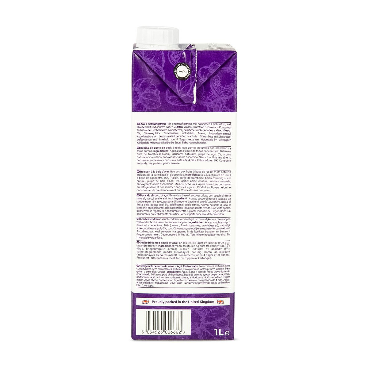 The Berry Company Acai Berry Juice Drink 1 Litre