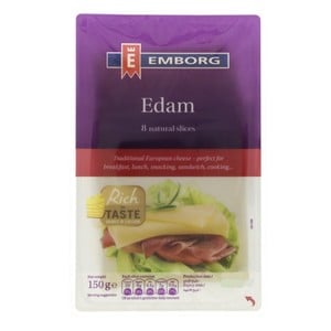 Emborg Edam Cheese Slices 150 g