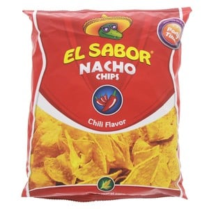 El Sabor Nacho Chips Chili Flavor 225 g