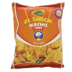 El Sabor Nacho Chips Texas BBQ 225 g