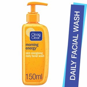 Clean & Clear Daily Facial Wash Morning Energy Skin Energising, 150 ml