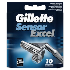Gillette Sensor Excel Cartridge 10 pcs