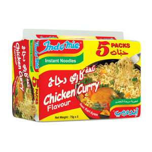 Indomie Instant Noodles Chicken Curry Flavour 5 x 75 g