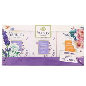 Yardley Luxury Soap 3Pcs Assorted