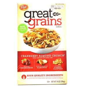 Post Great Grains Cranberry Almond Crunch Cereal 396 g