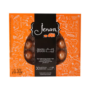 Jenan Medium Brown Eggs 30 pcs