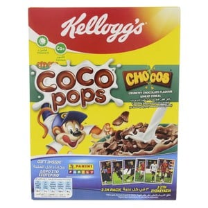 Kellogg's Coco Pops Chocos Crunchy Chocolate Flavour Wheat Cereal 375 g