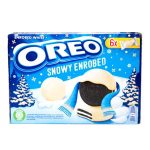 Nabisco Oreo Snowy Enrobed White Biscuits 246 g