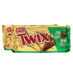Twix Twin Chocolate Bar Value Pack 5 x 50 g 2 pkt