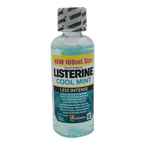 Listerine Mouth Wash Cool Mint Less Intense 100ml