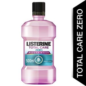 Listerine Mouthwash Total Care Zero Alcohol Smooth Mint 500 ml