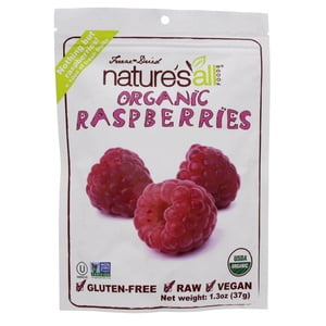 Natures All Organic Raspberries 37g