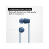 Sony In-Ear Bluetooth Headphones, Blue, WI-C100/LZ