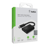 Belkin Connect USB-C Audio + Charge Adapter, F7U081btBLK