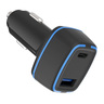 Trands 118 W Car Charger with 100 W Type-C Cable, Black, TR-AD3388
