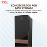 TCL Stainless Steel Top Loading 3 Tap Water Dispenser, Black, TY-LWYR85B