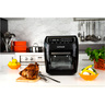 Nutricook Air Fryer Oven With Digital/One Touch Control Panel Display, 12 L, 1800 W, 8 Preset Programs, Black, NC-AFO12