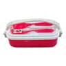 Elianware Lunch Box With Compartments E-1236 800ml Assorted Per Pc
