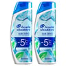 Head & Shoulders Sub-Zero Freshness Anti-Dandruff Shampoo for All Hair Types 2 x 400 ml