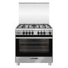Glemgas Specialista Eco Cooking Range with 5 Burners, Stainless Steel, 80 x 60 cm, SE8612GIFS