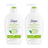 Dove Care & Protect Refreshing Cucumber and Green Tea Handwash 2 x 250 ml