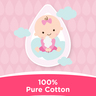 Johnson's Baby Pure Pre-cut Cotton Wool 80 g