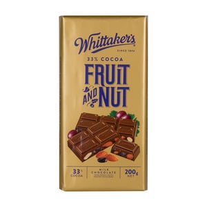 Whittaker's Fruit And Nut Milk Chocolate 200 g