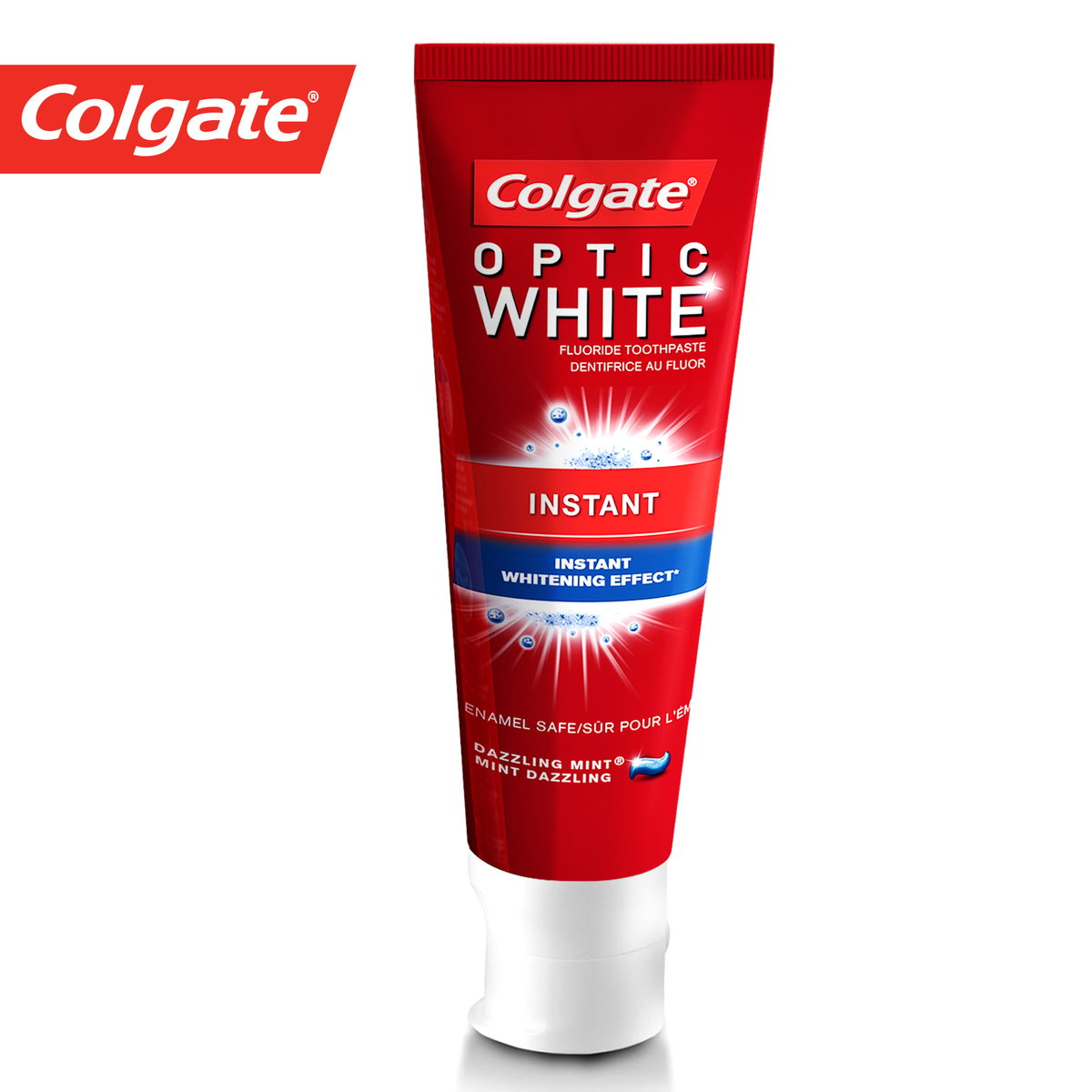 Colgate Fluoride Toothpaste Optic White Instant 75 ml
