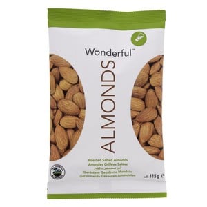 Wonderful Roasted Salted Almonds 115 g