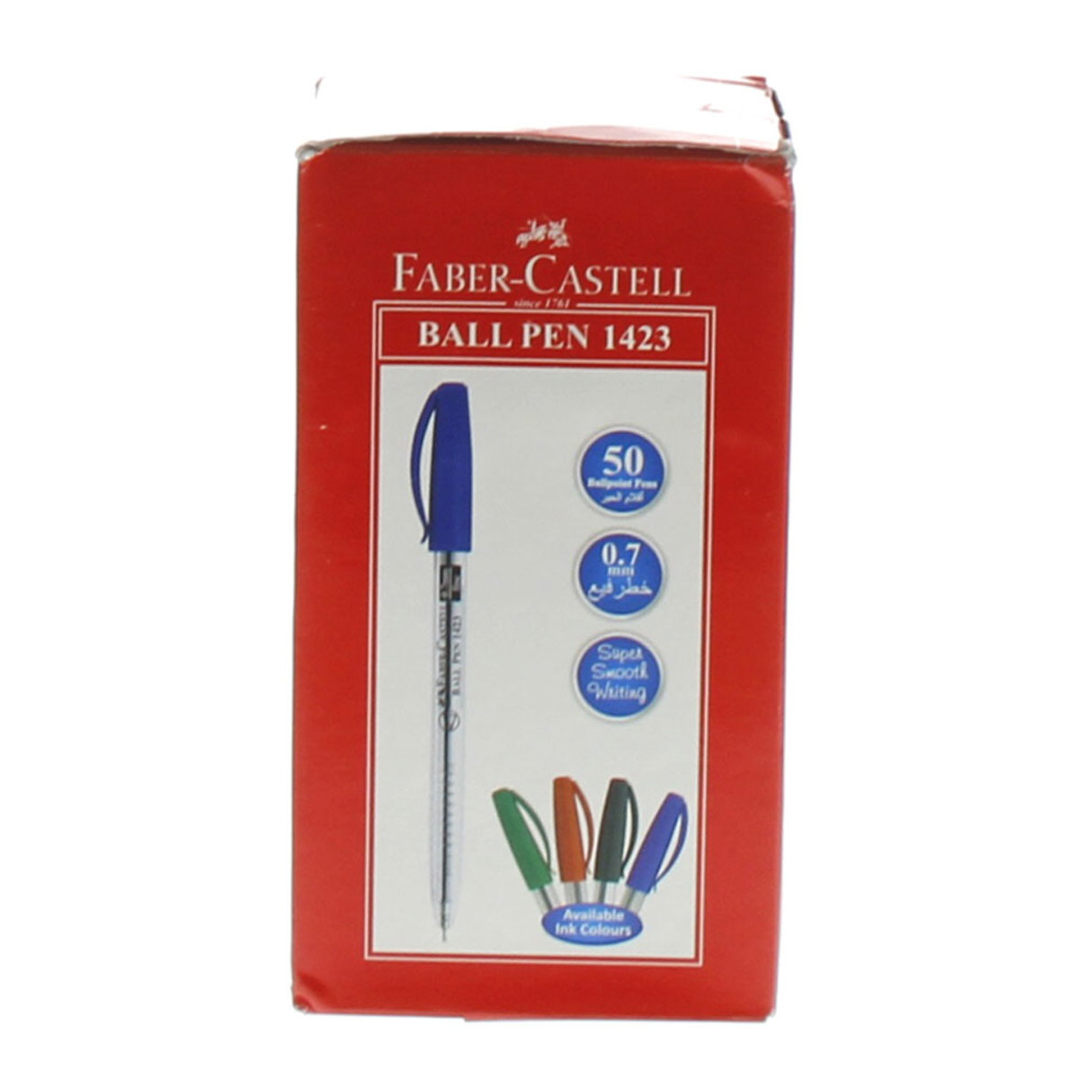فايبر-كاستل أقلام حبر زرقاء 1 1432 50 حبة+5 حبات
